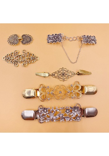 Suntek Kazak Broş Klip Metal Dekorasyon Ceket Elbiseler Giyen