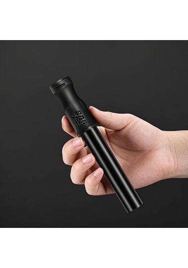 Yifomall Alüminyum Mini Ayaklı Pompa, 80psi Hızlı Şişirme, Taşınabilir Dış Mekan Bisiklet Top Lastik Şişirici, Gri-siyah Seçenekli