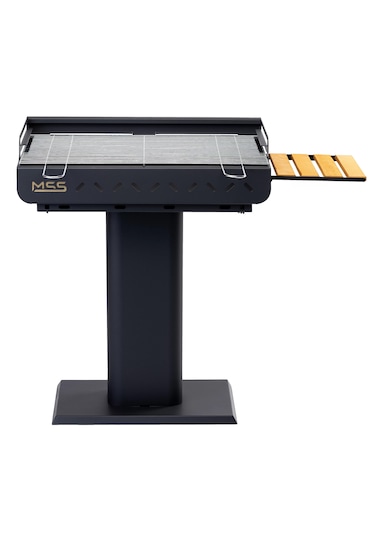 Mss Grill Çelik Izgara Mangal Ahşap Kömürlü 67x40