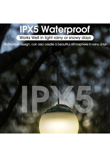 Dancemonkey Vintage Sarjli Sarı Kanca Kamp Işığı, Güç Fonksiyonlu, Cbtx Banka Bahçe Asma Açık - Zz Altın