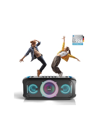 Blaupunkt Pl700 Mikrofonlu Uzaktan Kumandalı Kablosuz Bluetooth Speaker Hoparlör Siyah