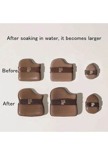 Guoxiaoniu 6 Adet Makyaj Blenderi Gevşek Toz Vakıf Bb Krem Kozmetik Appli One Box