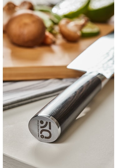 Karaca 50. Yıl İmza Koleksiyonu x Damascus Santoku Bıçağı
