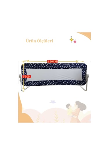 Festival Pratik Katlanır Çocuk & Bebek Yatak Bariyeri Lacivert