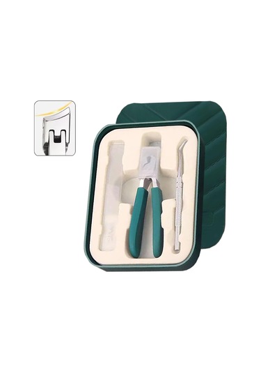 Shineyee Kavisli Geniş Ağızlı Tırnak Makası Seti - Çok Fonksiyonlu Ve Taşınabilir