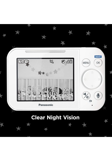 Panasonic Bebek Monitörü Kameralı Ve Sesli - Kx-hn4101w Beyaz