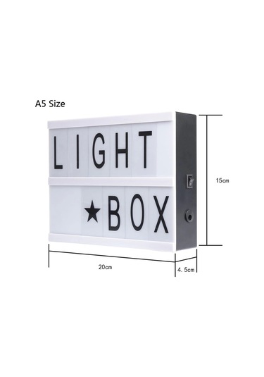 A5 Led Işıklı Yazı Panosu Lightbox Renkli