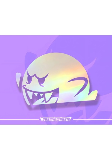 Sevimli Anime Araba Çıkartmaları Boo Hayalet Peeker Vinil Çıkartması Jdm Çıkartmalar Kalıp Kesim Vinil Black 8cmx12cm 1 Piece Set