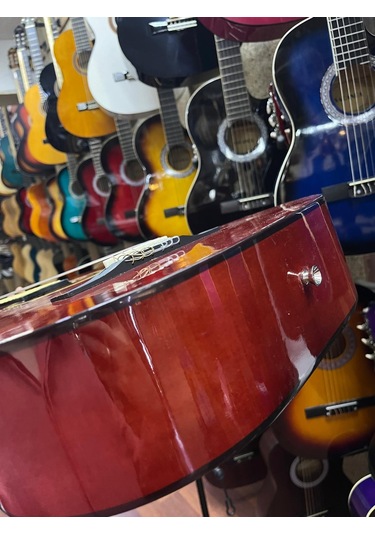 Longa Bordo 4/4 Tam Boy Klasik Gitar Kılıf Pena Dahil