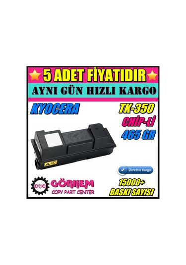 Kyocera Tk-350 Uyumlu Toner 465Gr Chip-Li