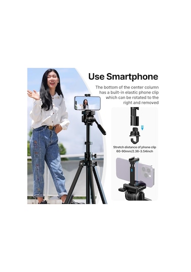 Ulanzi Mt-65 Bluetooth Kumandalı Deve Boynu Video Tripod