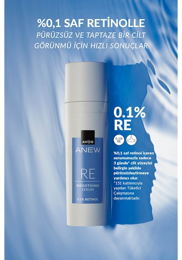 Avon Anew Re Pürüzsüz Görünüm Veren Serum 30 ML