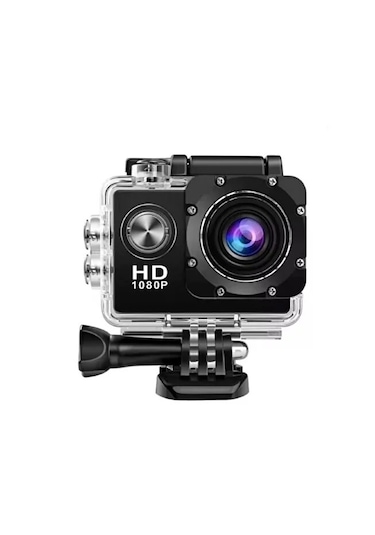 Aksiyon Kamera 1080p Hd Suya Dayanıklı - 140 Geniş Açı Lcd Ekran