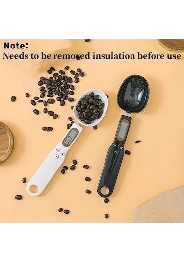 Trendooze Gaojunshop01 Beyaz Dijital Mutfak Terazisi, 0-500g, Lcd, Tare Fonksiyonlu, Mutfak İçin Beyaz