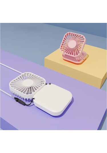 Büro Ev Ofis Yazlık İçin Seyahat Tipi Taşınır Tasarımlı Serinletici Masa Fanı