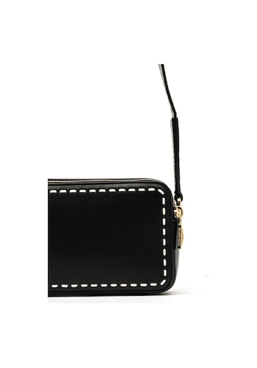 Michael Kors Jet Set Contrast Stitch Crossbody Bag 32t4gj6c1l Siyah