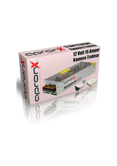 12 Volt 15 Amper Metal Kasa Adaptör Güvenlik Kamerası Adaptörü