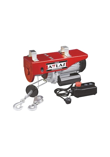 Attlas Atev 1200 Elektrikli Halatlı Vinç Bakır Sargı 600-1200 Kg 1800 W A1202003