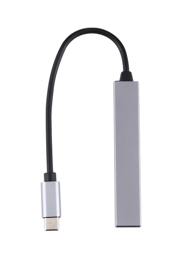 Sones T-818 4 X Usb 3.0 - Usb-c / Type-c Hub Adaptörü Gümüş Gri