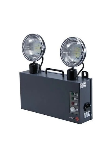 Arsel Versalite Led Vs-lfp-214/3 Lifepo4 Acil Aydınlatma Armatürü Kesintide 180 Dak. Yanan 2x500 Lümen Antrasit