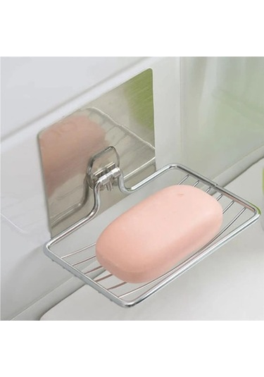 Maoyaya 1 Adet-paslanmaz Çelik Sabunluk Çivisiz Tek Banyo Tek Çok Renkli Çok Renkli