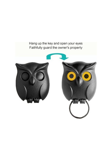 Venturemart B Tarzı 1 Adet Baykuş Yaratıcı Manyetik Duvara Monte Buzdolabı Mıknatısı Nighthawk Kanc