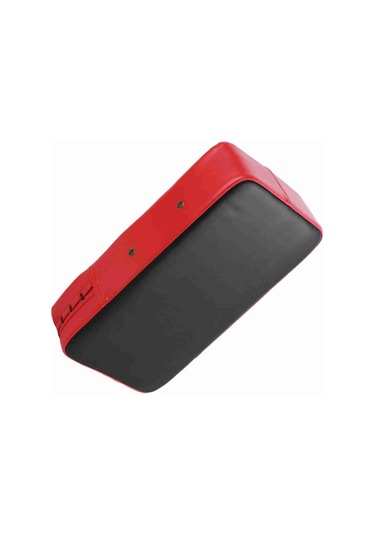 Moveevo Kırmızı Taekwondo Ayak Hedefi - Kalın Pu Deri, El İpi Dikişli, Basınç Serbestleştirme, Eğitmen İçin Dayanıklı Kullanim Kırmızı