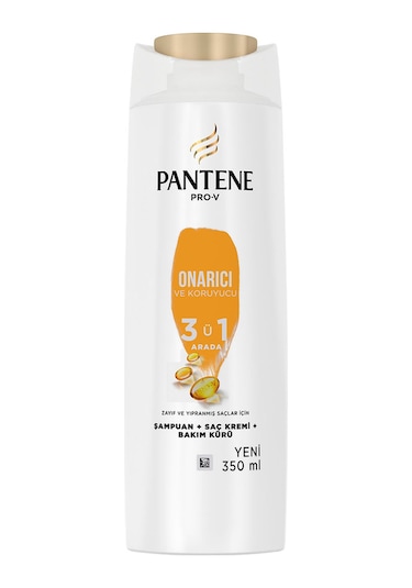 Pantene Onarıcı ve Koruyucu 3'ü 1 Arada Şampuan 350 ML