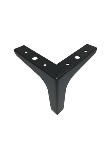 Lh-j0016 Metal Tv Sehpası Kanepe Ayağı, Yükseklik: 10cm Mat Siyah Mat Siyah