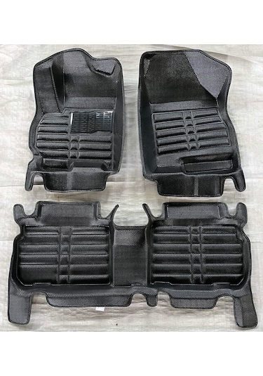 Chery Tiggo 7 Uyumlu 2021 Sonrası 5d Havuzlu Karbon Dizayn Paspas Seti