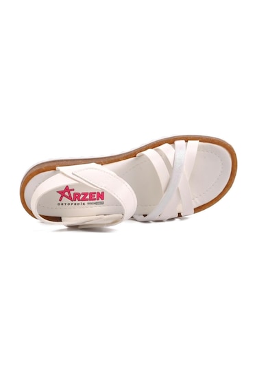 Arzen Arz 1100-f Sedef Simli Kız Çocuk Sandalet Sedef