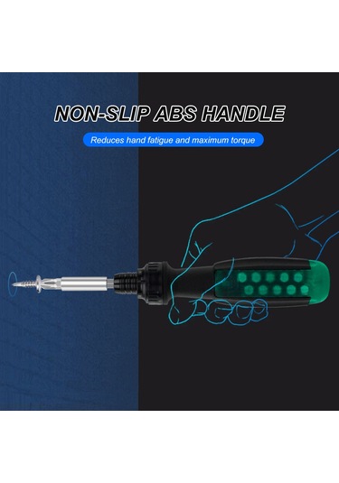 11'i 1 Arada Taşınabilir Cırcırlı Multibit Tornavida