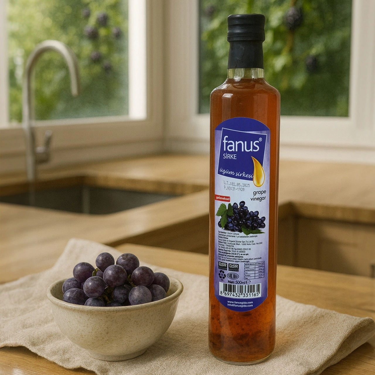 Fanus Üzüm Sirkesi 500 G