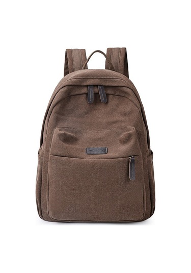 Gençler İçin Şık Ve Pratik Okul Çantası, Günlük Kullanıma Uygun Sırt Çantası Kahverengi