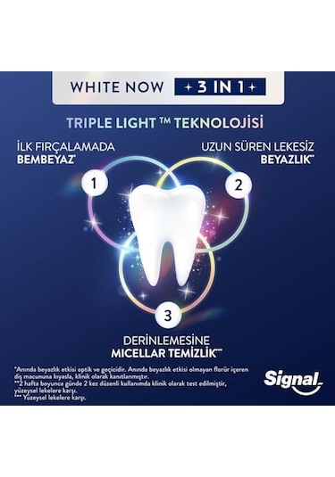 White Now 3in1 White Boost Diş Macunu