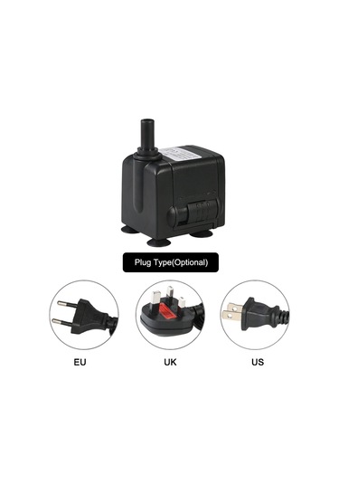 Xindoker Akvaryum Ve Su Bahçeleri İçin Epoksi Kaplı Dalgıç Pompa - 450l/saat Akış Hızı, Ip68 Su Geçirmez