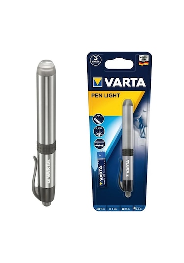 Varta Pen Light (Kalem Fener) El Feneri Gri - Siyah