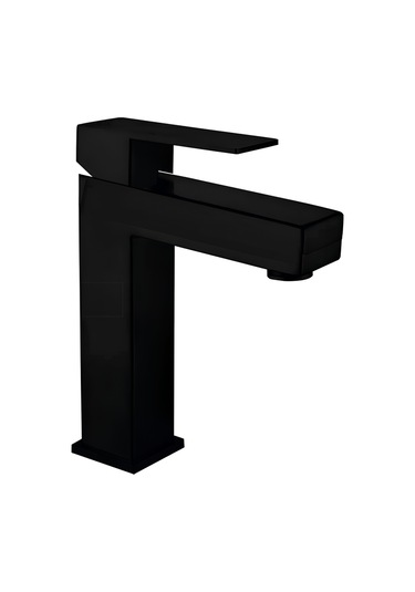 Ducha Kare Siyah Lavabo Bataryası Beyaz - Krom