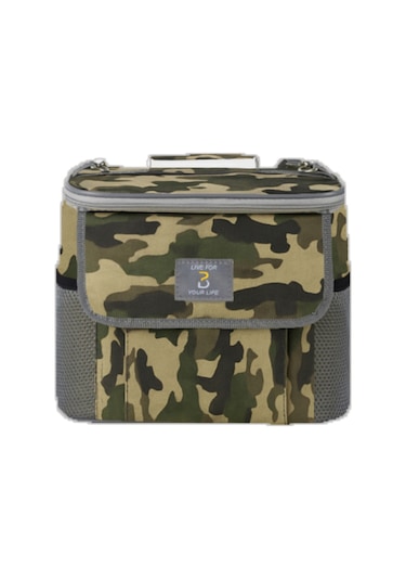 BestÇanta PRO+ 12 Litre Termos Piknik Çantası Yalıtımlı Termal Soğutucu Buzluk Çanta Kamuflaj