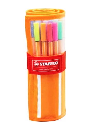 Stabilo Fineliner 25+5 Çantalı Kalem Seti