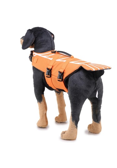 Homyl Köpek Can Yeleği Yüzme Pet Mayo Kostüm Turuncu-m