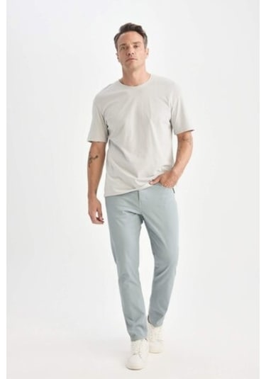 DeFacto Regular Fit Normal Kesim Yazlık Düz Paça Chino Kanvas Pantolon D7349AX25SPGR171 DeFacto Regular Fit Normal Kesim Yazlık Düz Paça Chino Kanvas Pantolon D7349AX25SPGR171