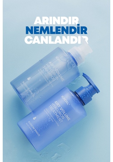 Arındıran Nemlendiren Hacim Veren Saç Kremi Kundal Airy Volume Hyaluron Treatment 500ml Blossom Br.