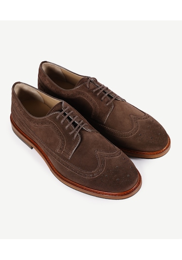 Yargıcı Oxford Bağlı Ayakkabı Kahverengi