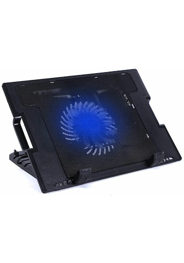 Işıklı Laptop Soğutucu Tek Fan