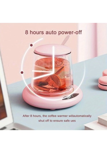 Willowhaven Yeşil Akıllı Dokunmatik Kontrollü Isıtmalı Bardak Altlığı 3 Seviye Ofis Ev Isıtıcısı