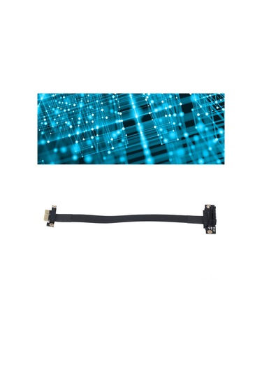 Xindoker Pcı-e 3.0 1x 90 Derece 20cm Genişletme Kablosu - Grafik Kartı, Ses Kartı, Kablosuz Ağ Kartı İçin Esnek Bağlantı Ve 8gbps Hızlı Aktarım