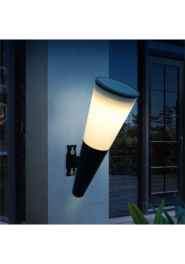 Tongxida Güneş Enerjili Rgb Bahçe Duvar Lambası - Otomatik Aç/kapa, Ip65 Su Geçirmez, 12 Saat Aydınlatma Diğer