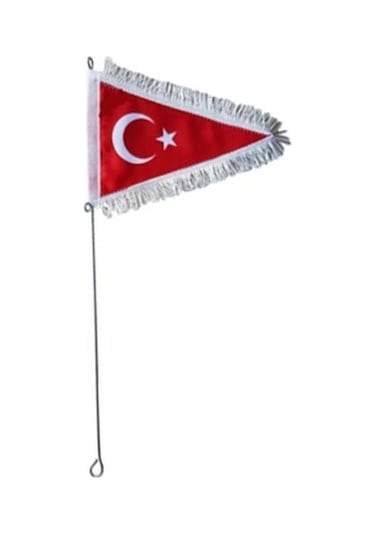 Sevenkardeşler Bisiklet Bayrak Direği türk Bayrağı Üçgen 2.kali Çok Renkli