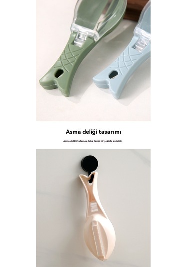 Manuel Balık Pulu Planya Ev Balık Pulu Kazıyıcı Artefakt Mavi